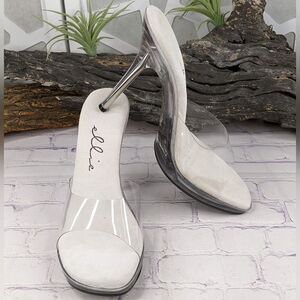 Ellie Shoes 502-Vanity 5" Clear High Heel